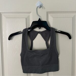 Dark Gray Hollister Gilly Hicks Sports Bra
